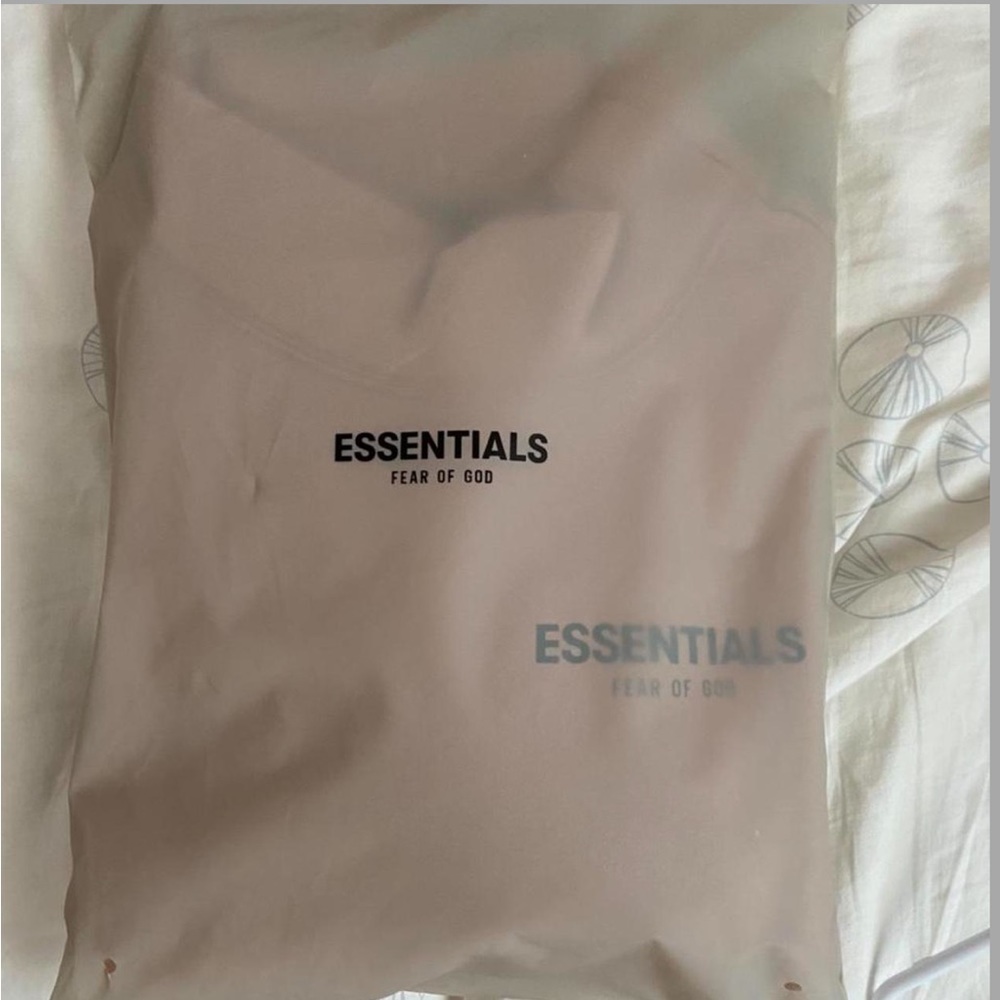 Essentials Fear Of God Matte Blush mock neck pullover sweatshirt - Picture 4 of 4